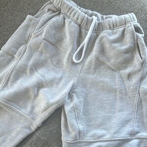 Free People Gray Capri Pants Relaxed Fit